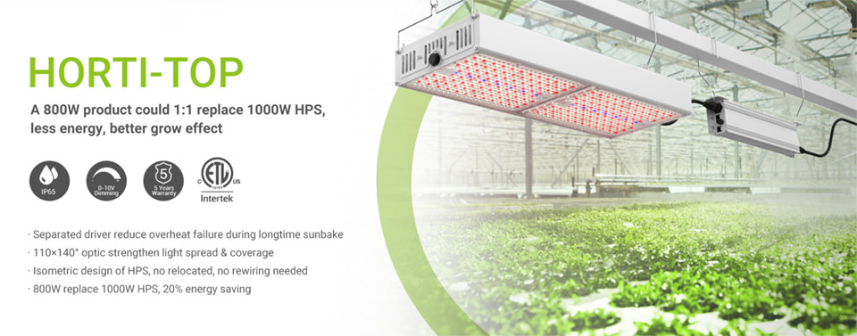 LED grow light replacement for HPS light high efficiency