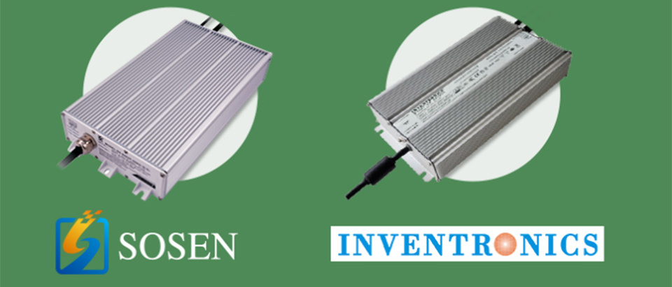 SONSEN and INVENTRONICS LED grow light power supply