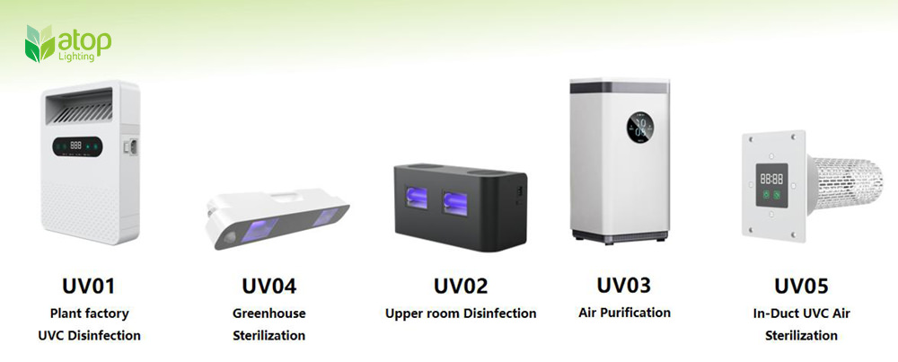 UV light products from Atop lighting