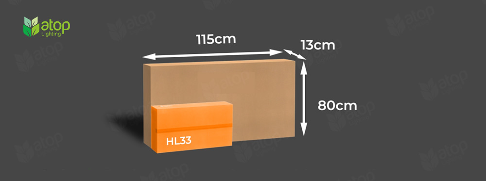 small package size of HL33 LED grow ligts