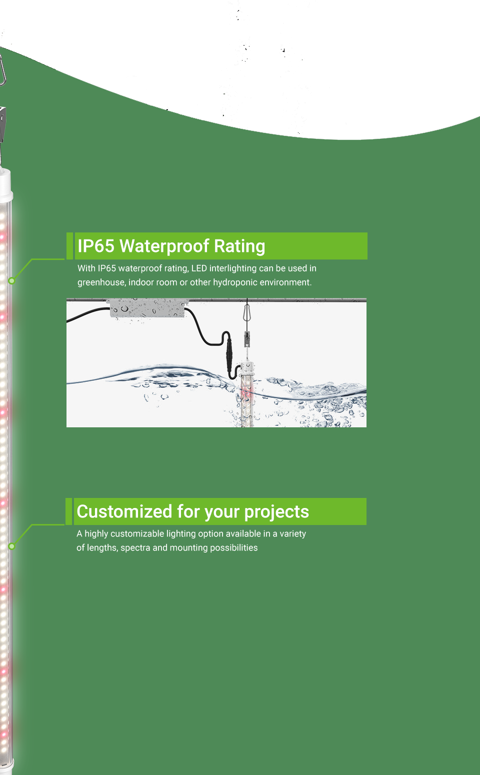ip65 waterproof customized