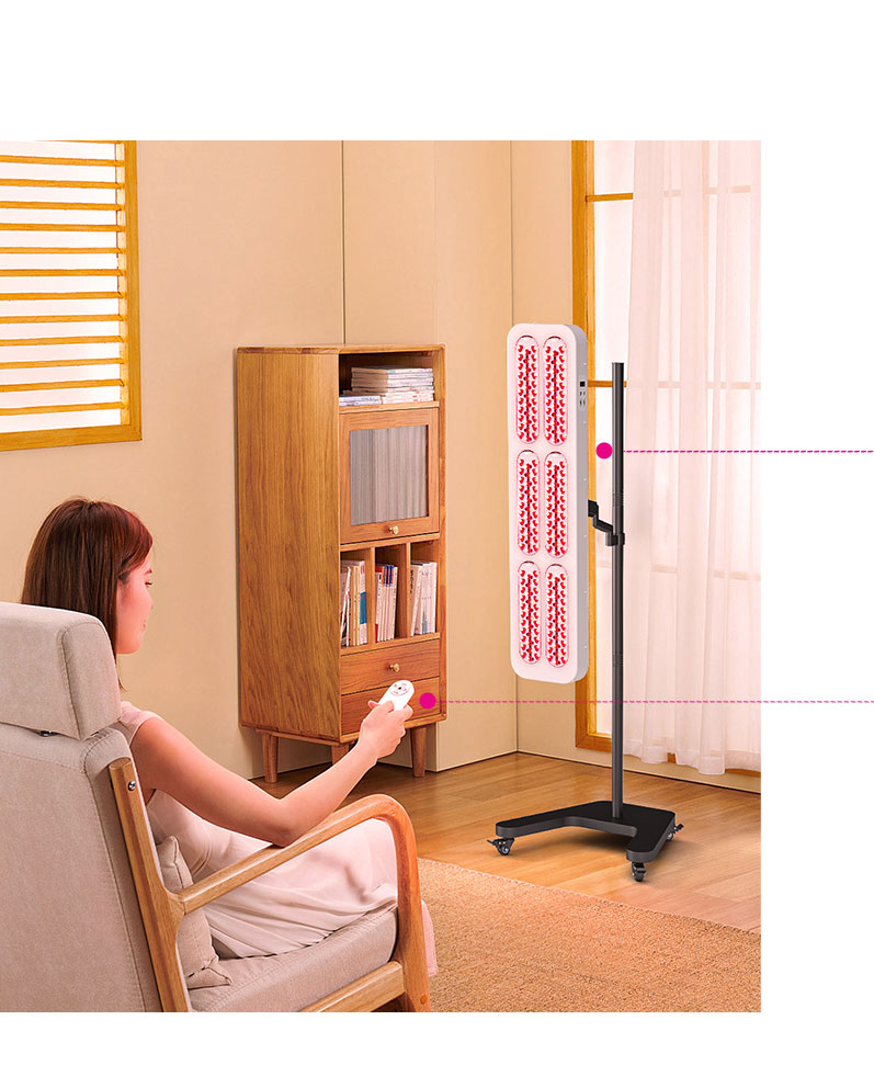 RLA01 Red Light Therapy Panel Dual Ways To Control The Device for worry free sleep