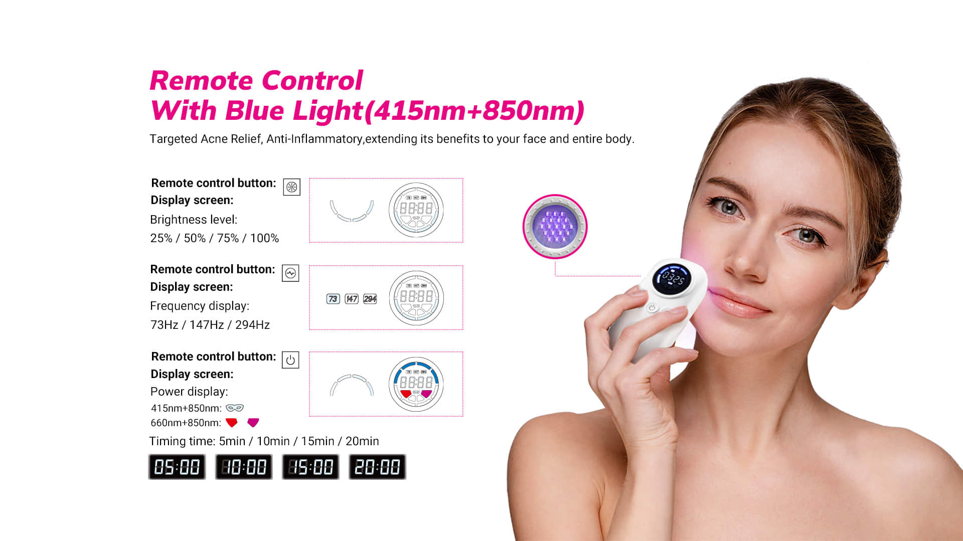 Remote Control With Blue Light(415nm+850nm)_05