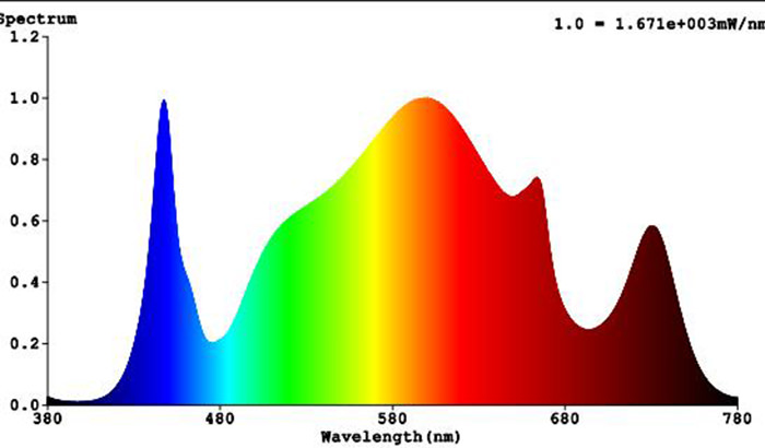 grow light spectrum for strawberry