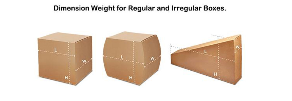 dimension weight for product