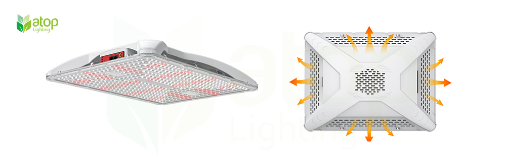 air cooled LED grow lights panel lighting