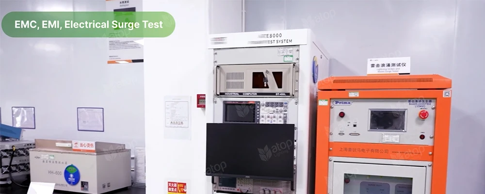 horticultural lighting EMC EMI electrical surge test