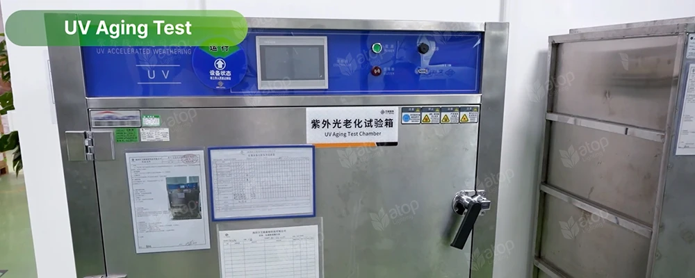 horticultural lighting UV aging test