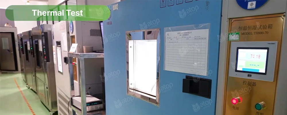 horticultural lighting thermal test