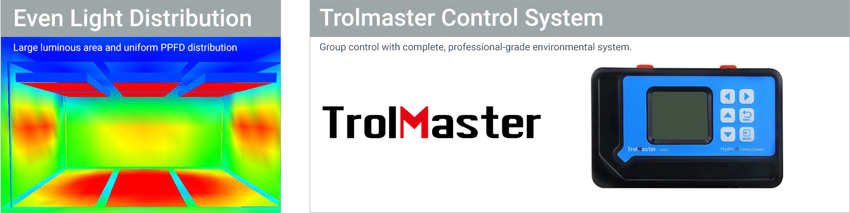 trolmaster control system even light distribution