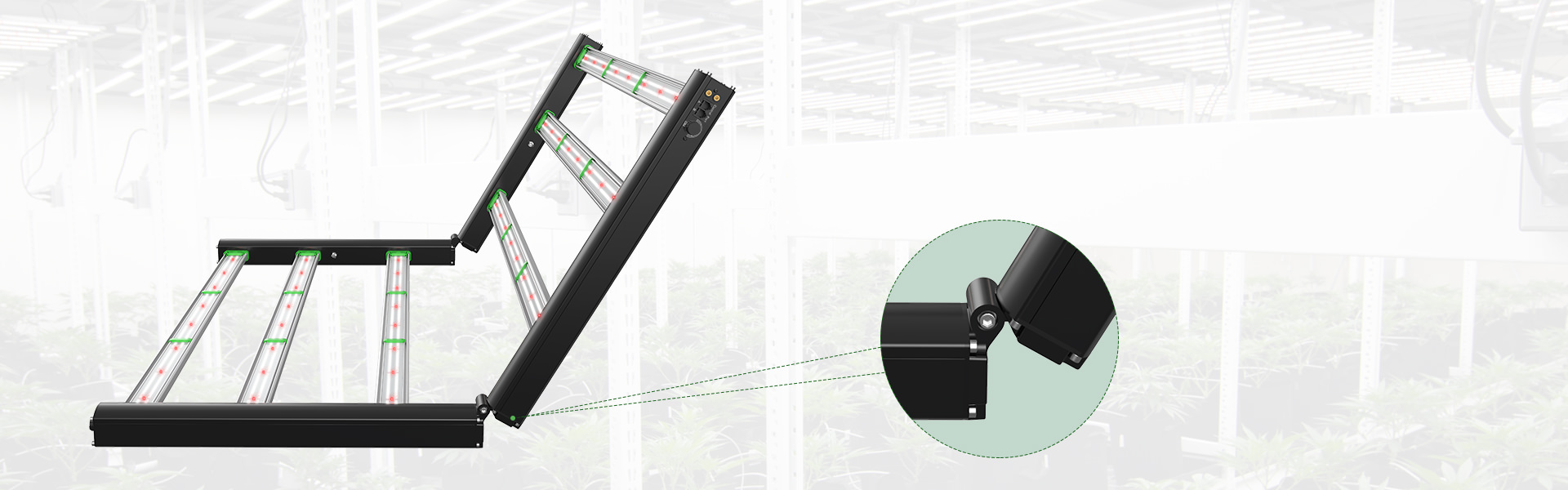 Foldable Profile with internal integrated driver