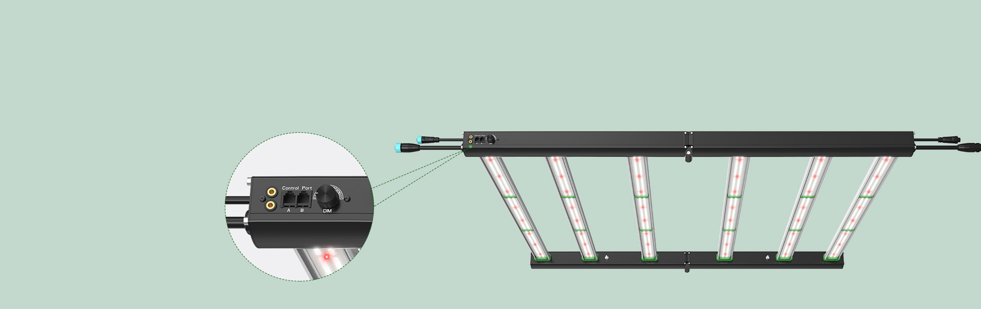 Manual & Auto Dimming 0 10V grow light