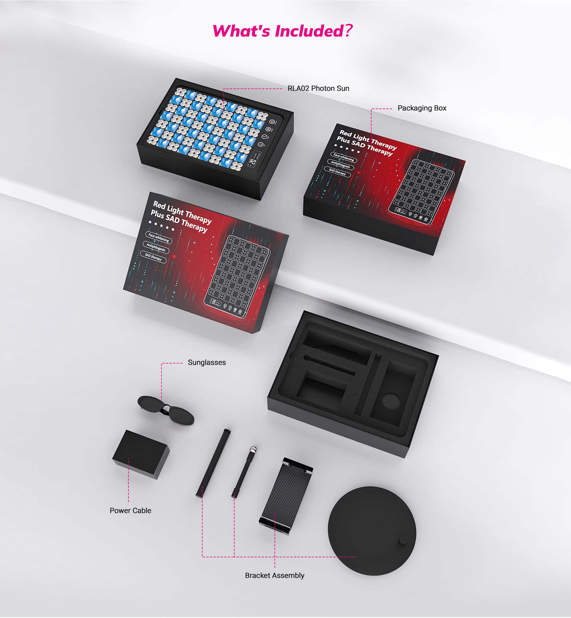 RLA02 Red Light Therapy Package with Sunglass_07