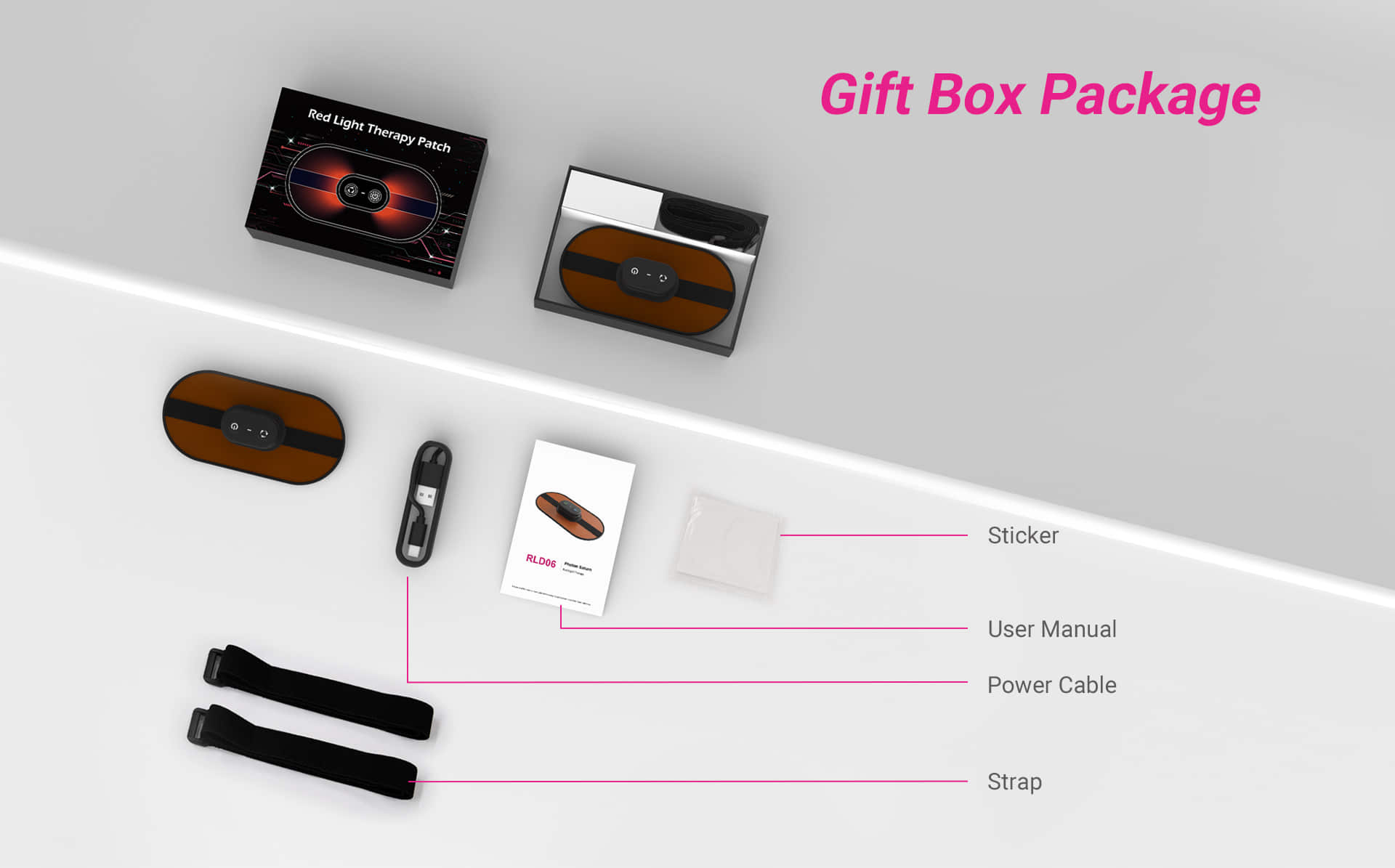 RLD06 Red Light Therapy Pad Gift Box Package_07
